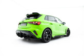 Maxton Design difúzor zadného nárazníka Street Pro AUDI RS3 8Y Sportback po FL - čierny + lesklé krídielka