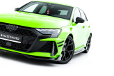 Maxton Design spoiler predného nárazníka AUDI RS3 8Y Sportback po FL Ver.2 - čierny lesklý