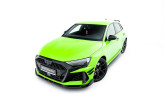 Maxton Design spoiler predného nárazníka AUDI RS3 8Y Sportback po FL Ver.3 - čierny lesklý