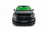 Maxton Design spoiler predného nárazníka ŠKODA Superb IV Sportline Ver.1 - čierny lesklý