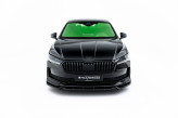 Maxton Design spoiler predného nárazníka ŠKODA Superb IV Sportline Ver.2 - čierny lesklý