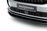 Maxton Design spoiler predného nárazníka ŠKODA Kodiaq II Sportline Ver.2 - čierny lesklý