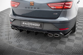 Maxton Design spoiler zadného nárazníka Seat Leon 5F CUPRA ST po FL Ver.3 - čierny lesklý