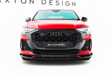 Maxton Design spoiler predného nárazníka AUDI RS Q8 po FL - čierny lesklý