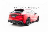 Maxton Design spodné predĺženie strešného spoilera 3D AUDI RS Q8 po FL - čierny lesklý  