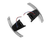 Racingline Performance magnetické pádla radenia DSG prevodovky pod volant VW Polo 5 GTI 6C, Golf 7 & 7.5 GTI/Clubsport/R, Arteon, T-Roc, Tiguan 2 Gen3 MQB - strieborné