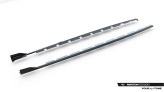 Maxton Design bočné prahové lišty AUDI RS3 8Y Sedan / Sportback Ver.1 - pravý karbón