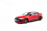 Maxton Design bočné prahové lišty AUDI RS3 8Y Sedan / Sportback Ver.1 - pravý karbón