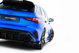 Maxton Design bočné spoilery zadného nárazníka AUDI RS3 8Y Sportback po FL Ver.2 - čierny lesklý
