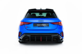 Maxton Design bočné spoilery zadného nárazníka AUDI RS3 8Y Sportback po FL Ver.3 - čierny lesklý