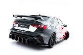 Maxton Design bočné spoilery zadného nárazníka AUDI RS3 8Y Sedan po FL Ver.1 - čierny lesklý