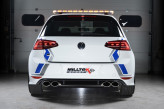 Klapkový catback výfuk VW Golf 7 R 2.0 TSI 300HP Milltek Sport SSXVW260 - bez rezonátora / oválne čierne koncovky