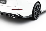 Maxton Design bočné spoilery zadného nárazníka VW Golf VIII R Variant Ver.2 - čierny lesklý