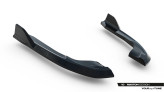 Maxton Design bočné spoilery zadného nárazníka VW Golf VIII R Variant Ver.2 - čierny lesklý