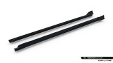 Maxton Design bočné prahové lišty VW Golf VIII Variant po FL - čierny lesklý