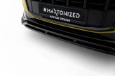 Maxton Design spoiler predného nárazníka AUDI Q7 S-Line 4M / SQ7 po FL Ver.1 - čierny lesklý