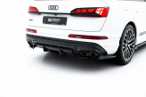 Maxton Design spoiler zadného nárazníka (s vertikálnym rebrovaním) AUDI SQ7 po FL2 - čierny lesklý