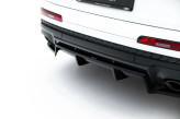 Maxton Design spoiler zadného nárazníka (s vertikálnym rebrovaním) AUDI SQ7 po FL2 - čierny lesklý