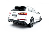Maxton Design spoiler zadného nárazníka (s vertikálnym rebrovaním) AUDI SQ7 po FL2 - čierny lesklý