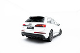Maxton Design spoiler zadného nárazníka (s vertikálnym rebrovaním) AUDI SQ7 po FL2 - čierny lesklý