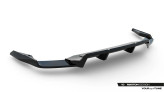 Maxton Design spoiler zadného nárazníka (s vertikálnym rebrovaním) AUDI SQ7 po FL2 - čierny lesklý