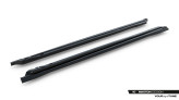Maxton Design bočné prahové lišty AUDI SQ5 / Q5 S-Line III Sportback / SUV - čierny lesklý  