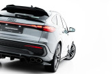 Maxton Design spoiler zadného nárazníka (s vertikálnym rebrovaním) AUDI SQ5 III Sportback / SUV - čierny lesklý