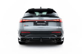Maxton Design spoiler zadného nárazníka (s vertikálnym rebrovaním) AUDI SQ5 III Sportback / SUV - čierny lesklý