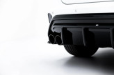 Maxton Design spoiler zadného nárazníka AUDI A3 S-Line 8Y Sportback po FL s chrómovou imitáciou koncoviek výfuku