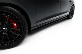 Maxton Design bočné spoilery zadného nárazníka AUDI A8 S-Line D5 Long - čierny lesklý