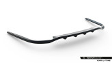 Maxton Design spoiler zadného nárazníka (s vertikálnym rebrovaním) AUDI A8 S-Line D5 Long po FL - čierny lesklý