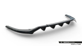Maxton Design spoiler zadného nárazníka (s vertikálnym rebrovaním) AUDI A3 8Y Sedan po FL - čierny lesklý