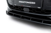 Maxton Design spoiler predného nárazníka AUDI A3 8Y Sedan po FL Ver.2- čierny lesklý