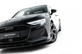 Maxton Design spoiler predného nárazníka AUDI A3 8Y Sedan po FL Ver.2- čierny lesklý