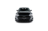 Maxton Design spoiler predného nárazníka AUDI A3 8Y Sedan po FL Ver.2- čierny lesklý