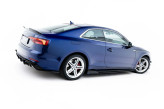 Maxton Design bočné prahové lišty AUDI A5 S-Line / S5 B9 Coupe pred FL Ver.1 - čierny lesklý