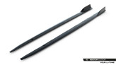 Maxton Design bočné prahové lišty AUDI A5 S-Line / S5 B9 Coupe pred FL Ver.1 - čierny lesklý