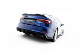 Maxton Design bočné spoilery zadného nárazníka AUDI S5 B9 Coupe pred FL Ver.2 - čierny lesklý