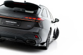 Maxton Design spoiler zadného nárazníka (s vertikálnym rebrovaním) AUDI A6 S-line C9 Ver.4 - čierny lesklý