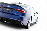 Maxton Design bočné spoilery zadného nárazníka Street Pro AUDI S5 B9 Coupe pred FL - čierny lesklý