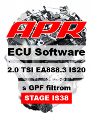 APR Stage 3 IS38 344 HP 511 Nm úprava riadiacej jednotky chiptuning Škoda Octavia 3 245 2.0 TSI s GPF filtrom pevných častíc