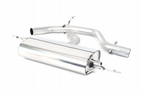 Catback výfuk Seat Leon 1P FR 2.0 T FSI 200-211HP (2006-2013) Milltek Sport SSXSE116 - bez rezonátora / jet leštené koncovky