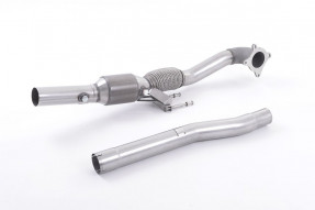 Milltek Sport Downpipe 1. diel výfuku AWD/FWD ŠKODA Octavia II RS VW Golf 6 R GTI SEAT Leon FR Cupra 1P AUDI S3 8P - so športovým Race katalyzátorom na Milltek catback