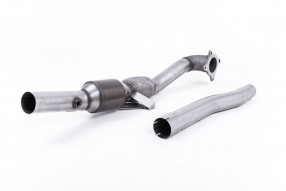 Milltek Sport Downpipe 1. diel výfuku AUDI TT 8J - s HJS športovým katalyzátorom na Milltek catback