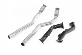 Milltek Sport Downpipe 1. diel výfuku AUDI S6 S7 C7 RS6 RS7 C7 - bez katalyzátora na Milltek catback