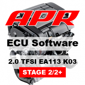 APR Stage 2/2+ 285 HP 434 Nm úprava riadiacej jednotky chiptuning ŠKODA Octavia 2 RS 2.0 TFSI - S APR 1. dielom výfuku