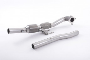 Milltek Sport Downpipe 1. diel výfuku VW Golf 6 R AUDI TTS 8J - s HJS športovým katalyzátorom na Milltek catback