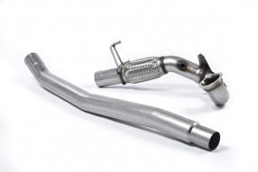 Milltek Sport Downpipe 1. diel výfuku AWD VW Golf 7 R AUDI S3 8V - bez katalyzátora na sériový catback