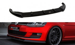 Maxton Design spoiler predného nárazníka VW Golf VII - čierny lesklý