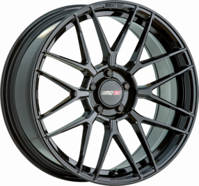 MOTEC hliníkové disky MCR3-Hyper Mesh 19x8.5 ET45 5/112 Ø66.5 - Čierna lesklá 